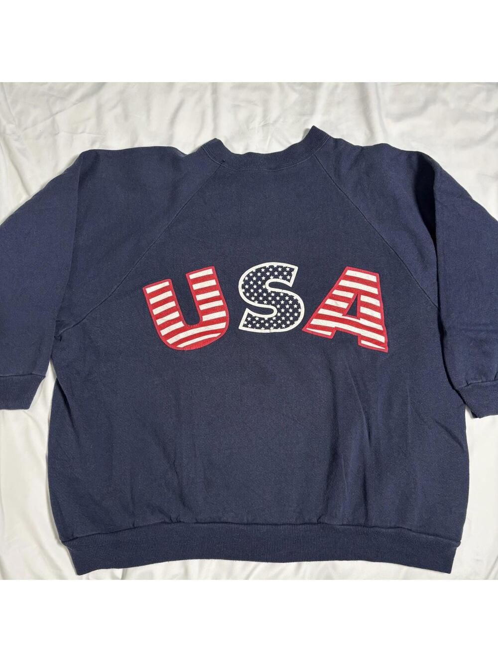 USA Vintage Dark Blue Sweatshirt "Just My Size" 2X